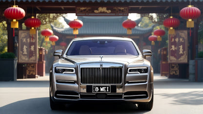 8-WEI — A Plate That Radiates Prosperity and Power