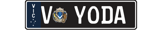 V-YODA - The Force Is Strong With This Plate. Own It, You Will